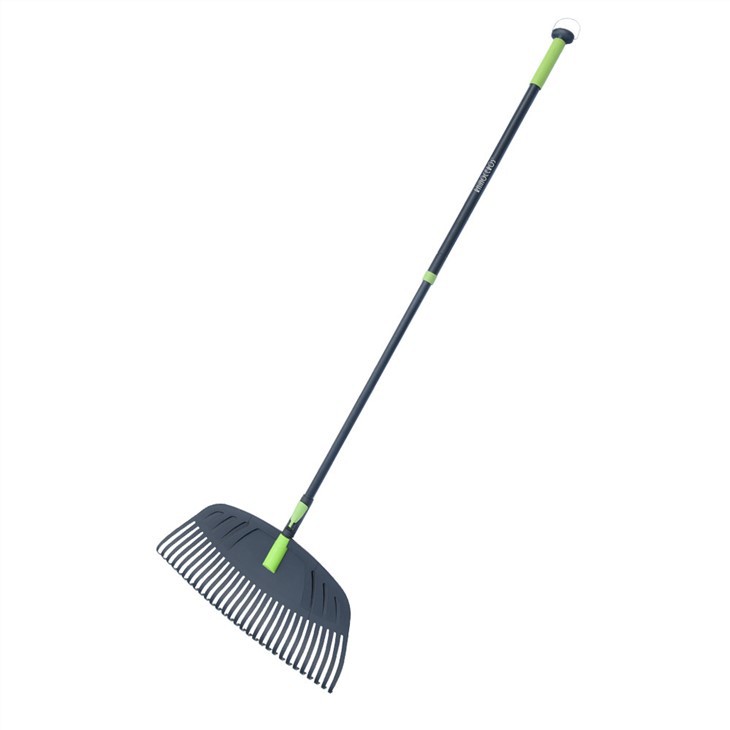 큰 플라스틱 잎 갈퀴