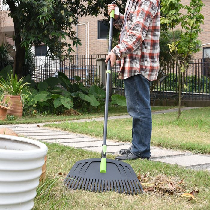 plastic garden rake